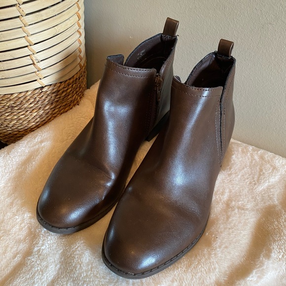 Sun + Stone Shoes - Sun+ Stone Brown Leather Ankle Boots